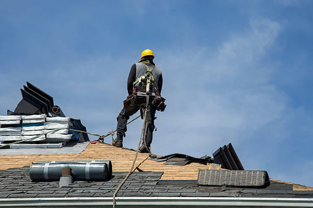 Professional Roof Replacement technician working in Stanhope, NJ